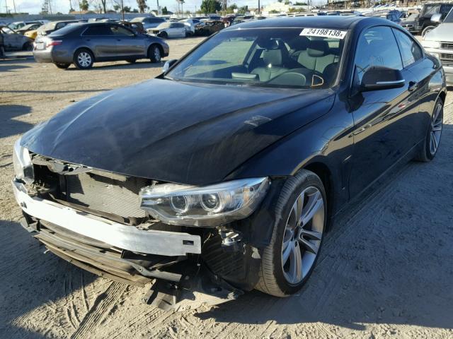 WBA3N7C5XFK225082 - 2015 BMW 428 I BLACK photo 2