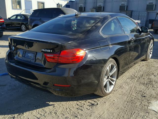 WBA3N7C5XFK225082 - 2015 BMW 428 I BLACK photo 4