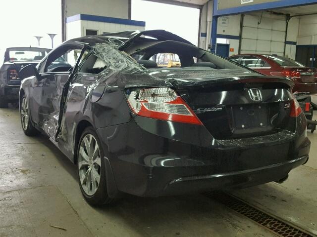 2HGFG4A55CH709337 - 2012 HONDA CIVIC SI BLACK photo 3