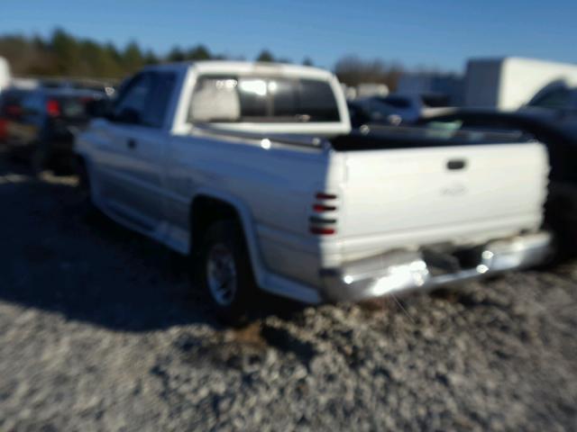 1B7HC13Y5YJ136423 - 2000 DODGE RAM 1500 WHITE photo 3