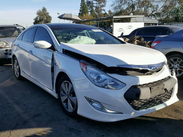 KMHEC4A4XCA062828 - 2012 HYUNDAI SONATA HYB WHITE photo 1