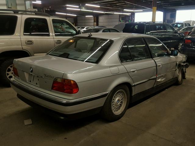 WBAGG8349YDN76503 - 2000 BMW 740 I AUTO SILVER photo 4