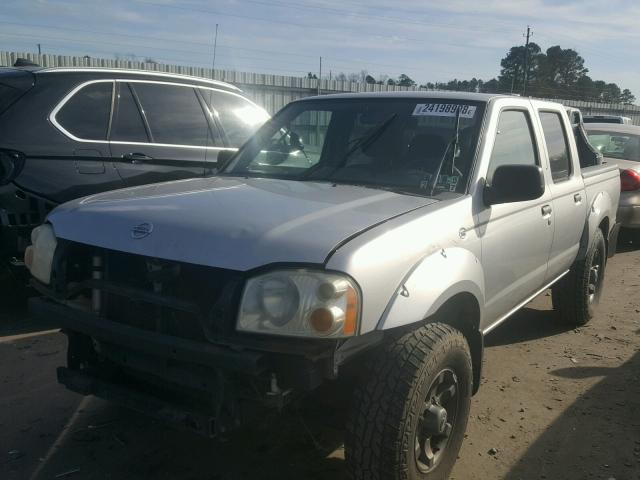1N6ED27T74C440689 - 2004 NISSAN FRONTIER C SILVER photo 2