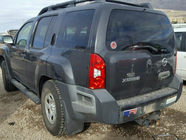 5N1AN08W76C515823 - 2006 NISSAN XTERRA OFF CHARCOAL photo 3