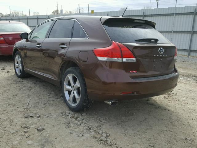 4T3BK11A99U004590 - 2009 TOYOTA VENZA BASE BROWN photo 3