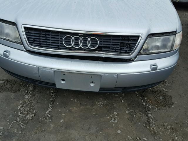 WAUBG34D6XN002655 - 1999 AUDI A8 QUATTRO SILVER photo 9