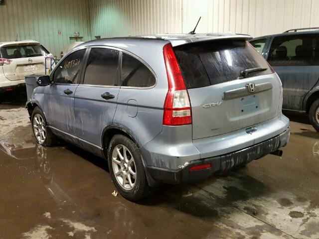 5J6RE483X7L806431 - 2007 HONDA CR-V LX BLUE photo 3