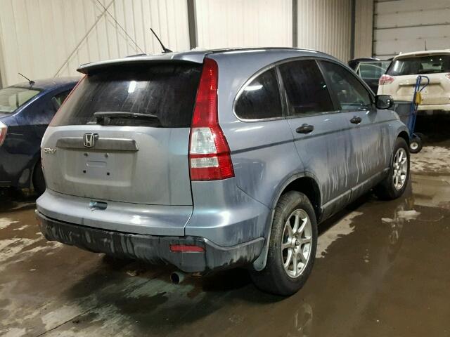 5J6RE483X7L806431 - 2007 HONDA CR-V LX BLUE photo 4