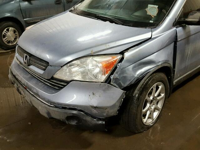 5J6RE483X7L806431 - 2007 HONDA CR-V LX BLUE photo 9