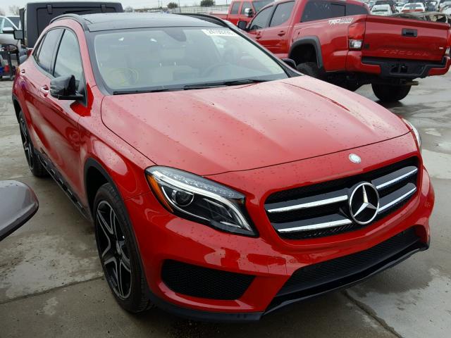 WDCTG4GB4HJ313155 - 2017 MERCEDES-BENZ GLA 250 4M RED photo 1