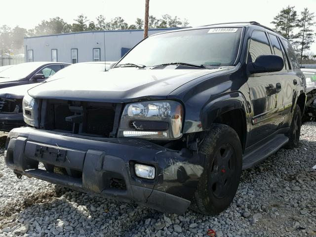 1GNDS13S932336731 - 2003 CHEVROLET TRAILBLAZE GRAY photo 2