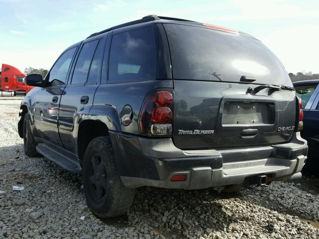 1GNDS13S932336731 - 2003 CHEVROLET TRAILBLAZE GRAY photo 3