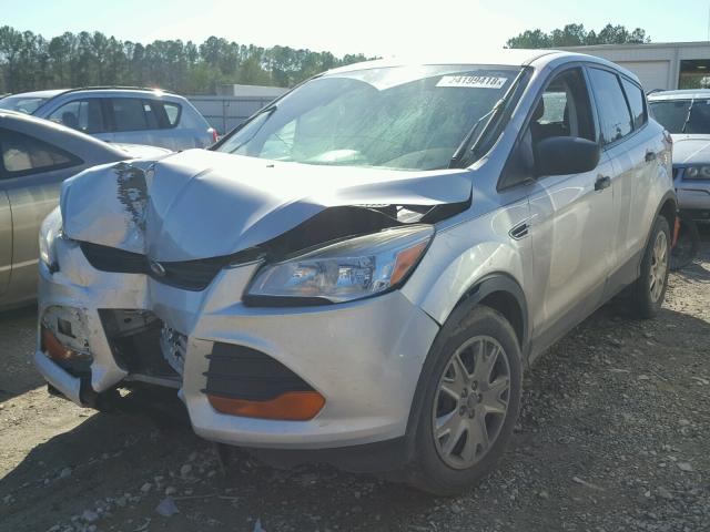 1FMCU0F79EUC02255 - 2014 FORD ESCAPE S SILVER photo 2