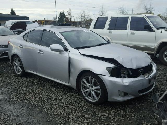 JTHBE262065003067 - 2006 LEXUS IS 350 SILVER photo 1