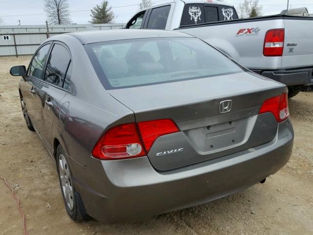 1HGFA16558L039730 - 2008 HONDA CIVIC LX TAN photo 3