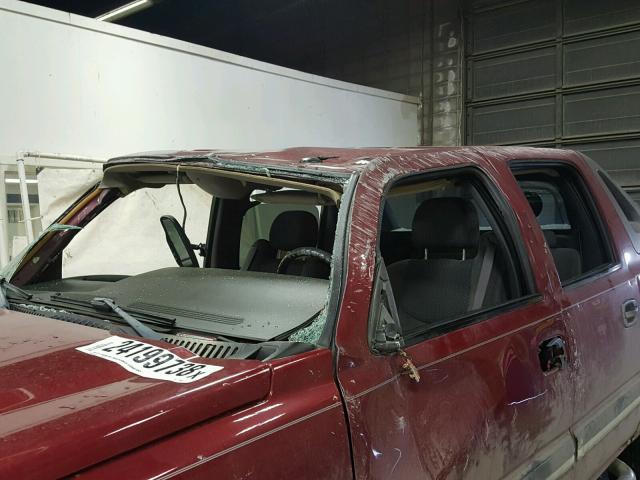 3GNEK12T54G276521 - 2004 CHEVROLET AVALANCHE MAROON photo 9