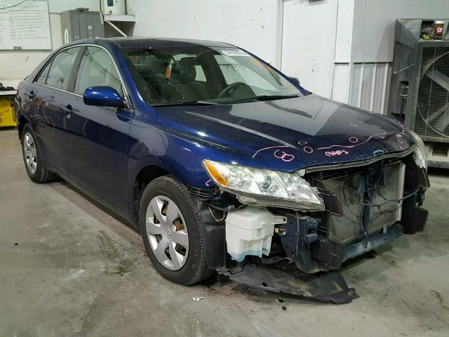 4T1BE46K28U237650 - 2008 TOYOTA CAMRY CE BLUE photo 1