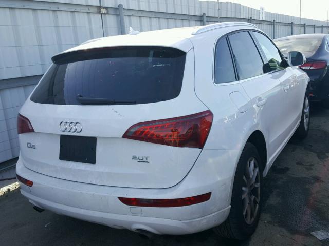 WA1LFAFP9CA016115 - 2012 AUDI Q5 PREMIUM WHITE photo 4