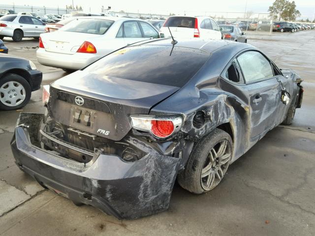 JF1ZNAA18D2712231 - 2013 TOYOTA SCION FR-S ნაცრისფერი ფოტო 4
