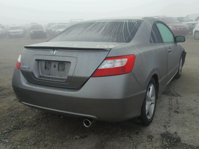 2HGFG12857H562465 - 2007 HONDA CIVIC EX GRAY photo 4