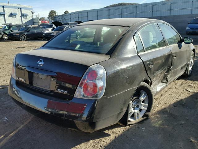 1N4AL11D05N443560 - 2005 NISSAN ALTIMA S BLACK photo 4