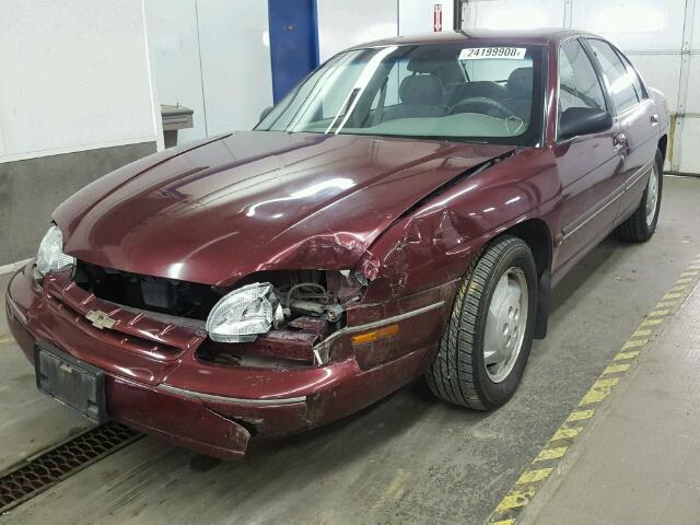 2G1WL52M6V9109230 - 1997 CHEVROLET LUMINA BAS MAROON photo 2