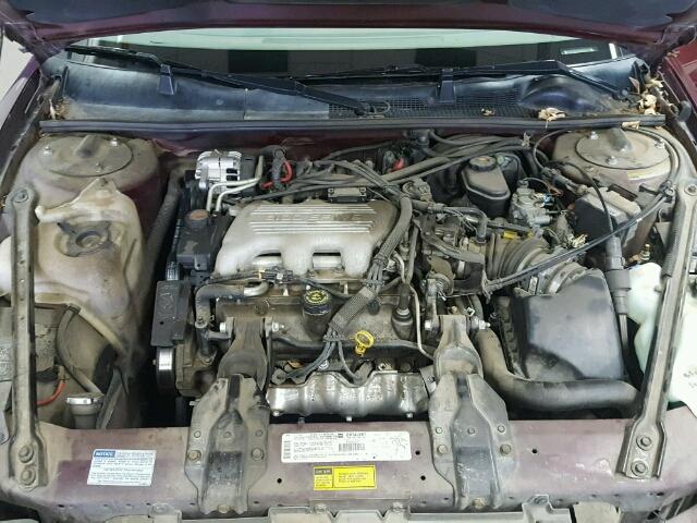 2G1WL52M6V9109230 - 1997 CHEVROLET LUMINA BAS მუქწითელი ფოტო 7