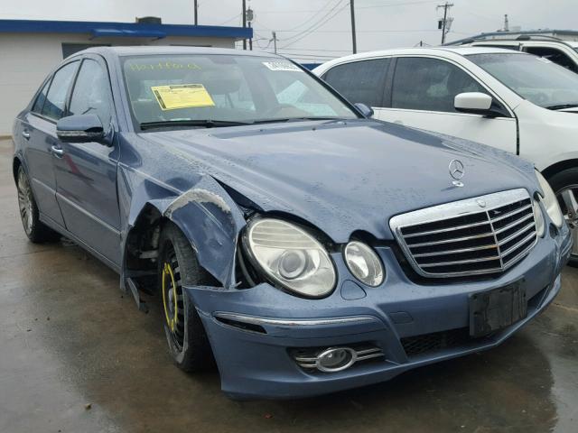 WDBUF56X37B133737 - 2007 MERCEDES-BENZ E 350 BLUE photo 1