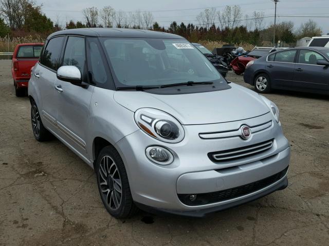 ZFBCFACH9EZ029120 - 2014 FIAT 500L LOUNG SILVER photo 1