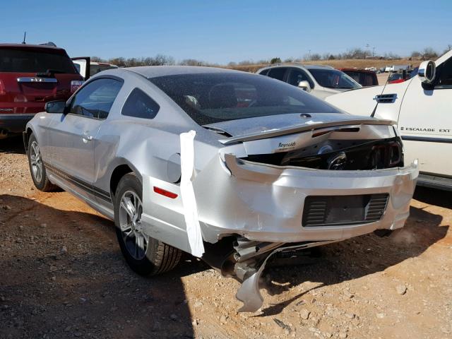 1ZVBP8AM0E5292406 - 2014 FORD MUSTANG SILVER photo 3