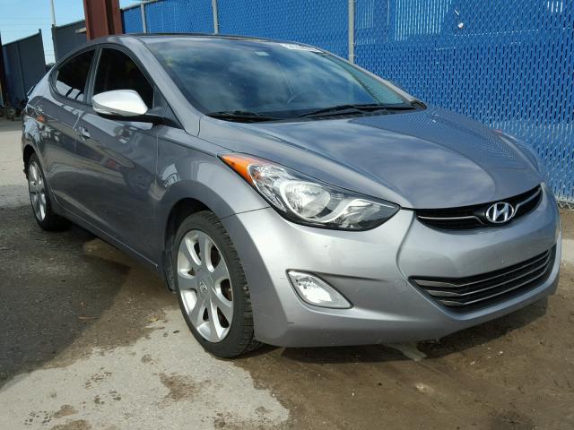 KMHDH4AE4CU465921 - 2012 HYUNDAI ELANTRA GL GRAY photo 1