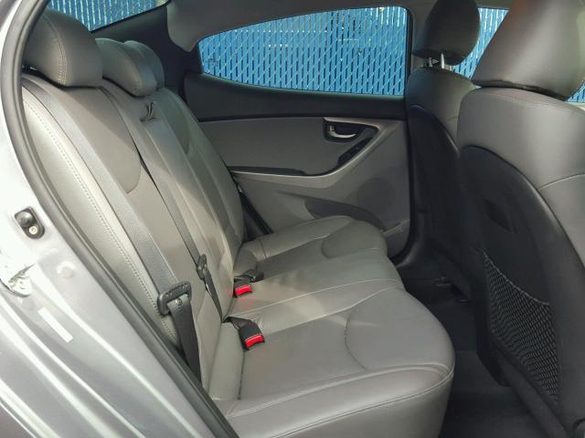 KMHDH4AE4CU465921 - 2012 HYUNDAI ELANTRA GL GRAY photo 6