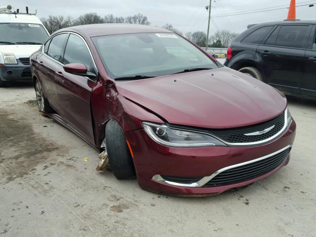 1C3CCCAB8HN502098 - 2017 CHRYSLER 200 LIMITE MAROON photo 1