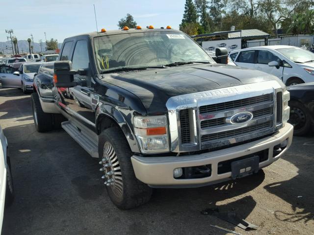 1FTWW32R38EA85730 - 2008 FORD F350 SUPER BLACK photo 1