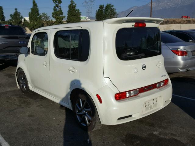 JN8AZ2KR5AT156279 - 2010 NISSAN CUBE BASE WHITE photo 3