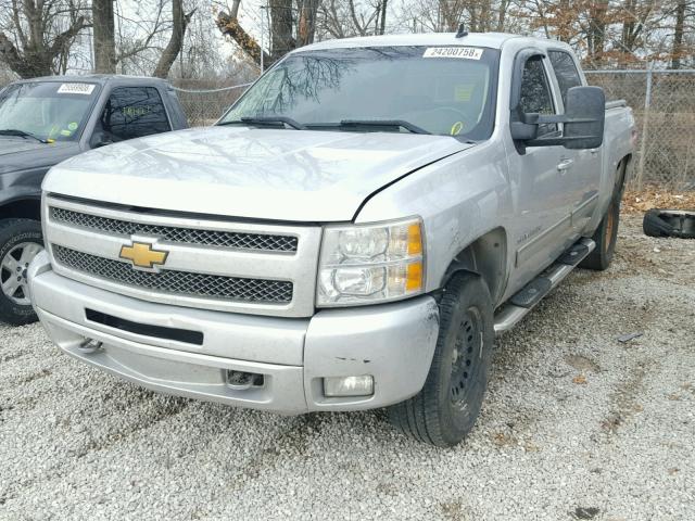 3GCRKSE31AG212547 - 2010 CHEVROLET SILVERADO SILVER photo 2