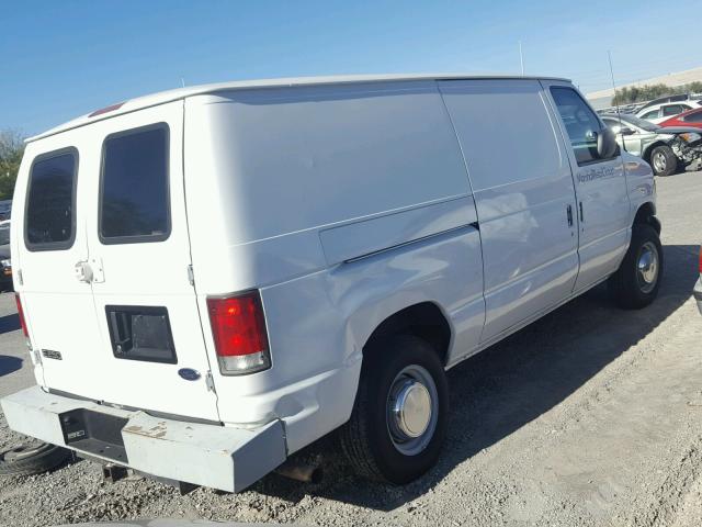 1FTNE24L41HB48064 - 2001 FORD ECONOLINE WHITE photo 4