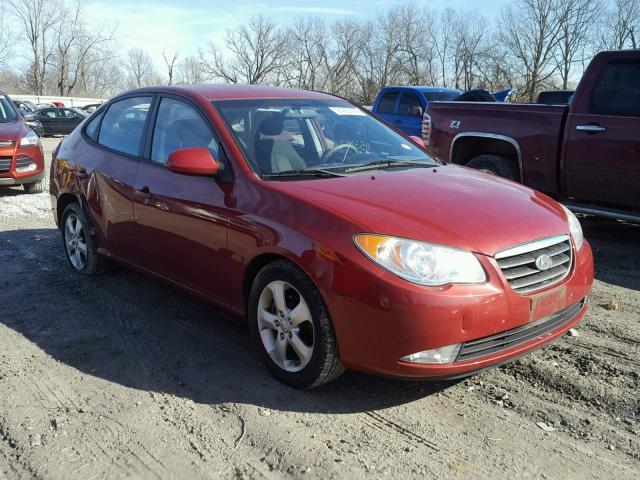 KMHDU46D88U508580 - 2008 HYUNDAI ELANTRA GL RED photo 1