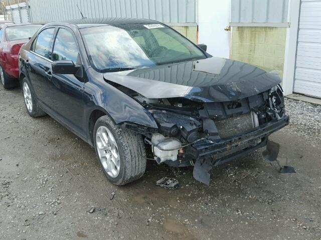 3FAHP0HA8BR237999 - 2011 FORD FUSION SE BLACK photo 1