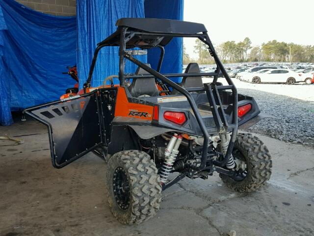 4XAVH76A6AD082437 - 2010 POLARIS RANGER RZR ORANGE photo 3