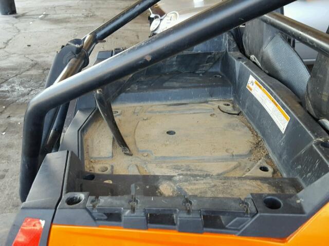 4XAVH76A6AD082437 - 2010 POLARIS RANGER RZR ORANGE photo 6