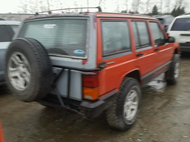 1JCUL7830FT010369 - 1985 JEEP CHEROKEE C ORANGE photo 4