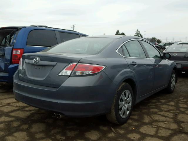 1YVHZ8BH0B5M22568 - 2011 MAZDA 6 I GRAY photo 4