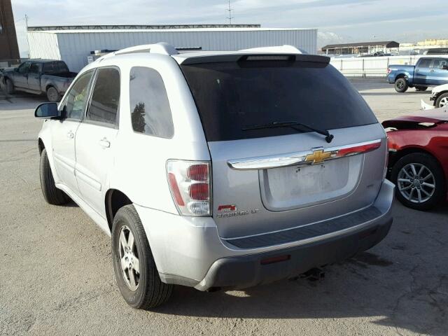 2CNDL73F466155390 - 2006 CHEVROLET EQUINOX LT SILVER photo 3