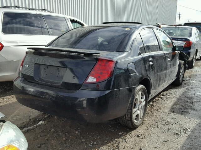 1G8AZ52F24Z198472 - 2004 SATURN ION LEVEL BLACK photo 4