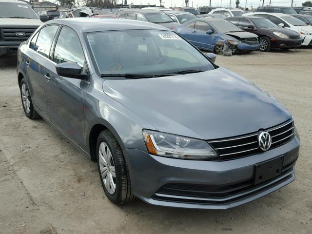 3VW2B7AJ9HM406965 - 2017 VOLKSWAGEN JETTA S GRAY photo 1