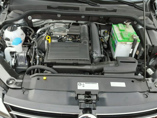 3VW2B7AJ9HM406965 - 2017 VOLKSWAGEN JETTA S GRAY photo 7