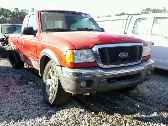 1FTZR45E74PB52881 - 2004 FORD RANGER SUP RED photo 1