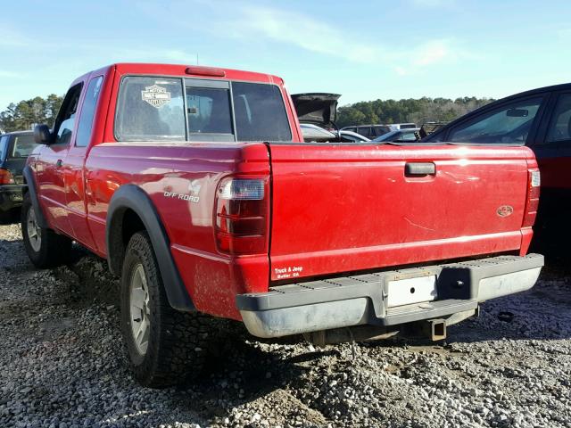 1FTZR45E74PB52881 - 2004 FORD RANGER SUP RED photo 3