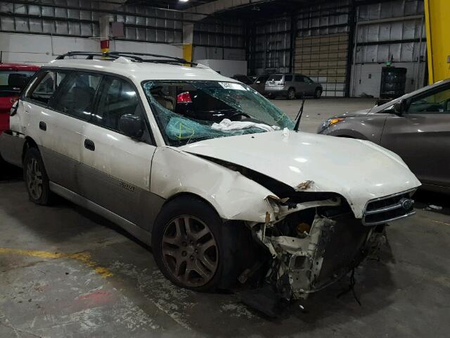 4S3BH665727664619 - 2002 SUBARU LEGACY OUT WHITE photo 1